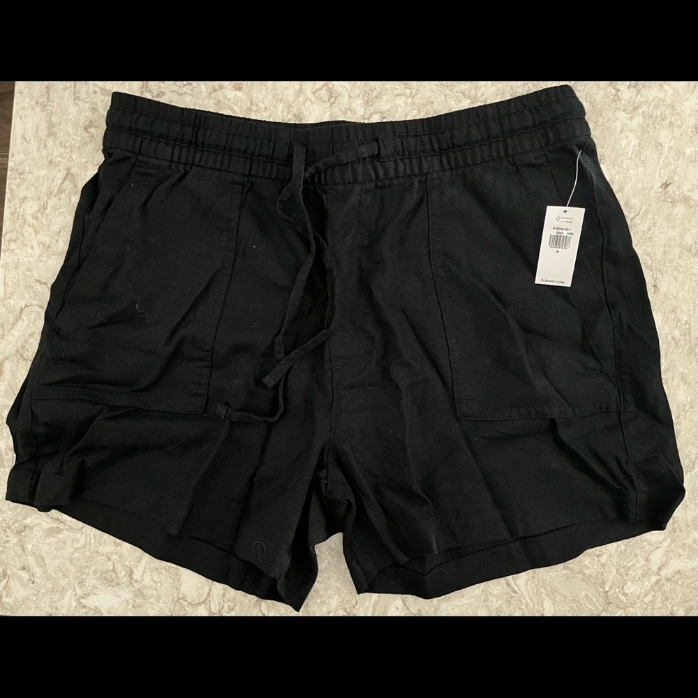 NWT Casual Linen Shorts, Old Navy, M